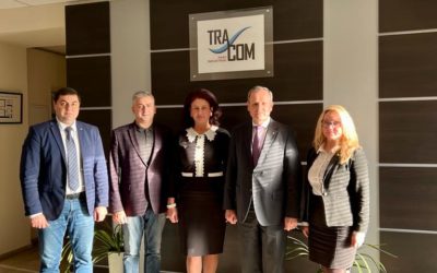 Conducerea Universității Tehnice de Stat din Republica Moldova în vizită la TRACOM